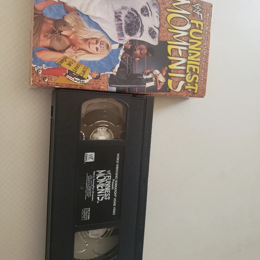 Vintage: WWF Funniest Moments VHS.